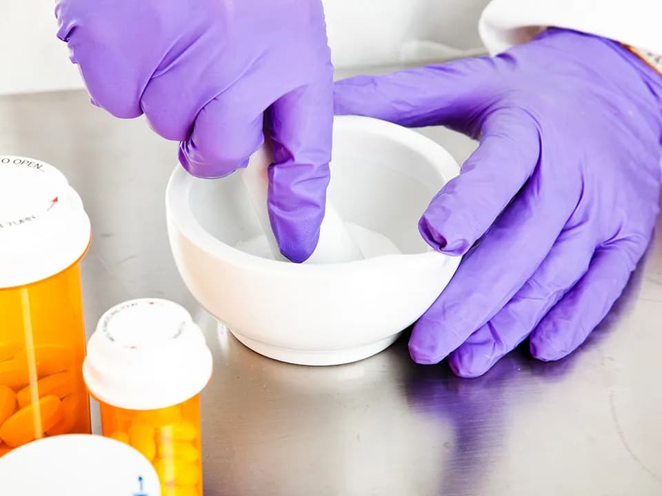 Quality compounding ingredients in a sterile environment